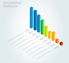 Poster - Modern abstract icon with data for web marketing design. Big data background vector illustration. 