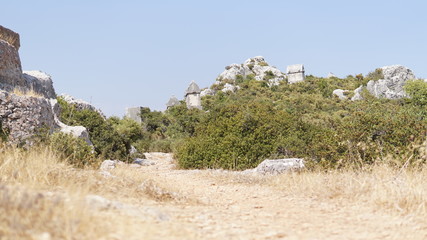 Wall Mural - antalya ancient king tombs