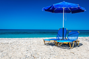 Sticker - Ocean beach on the Crete