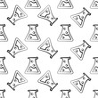 © Aayam 4D - Beaker Icon Seamless Pattern, Beaker