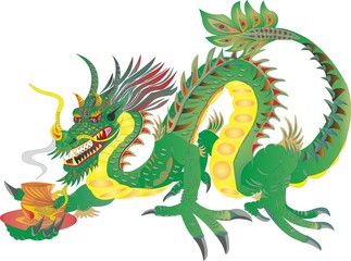 Wall Mural - Chinese tea from the dragon of power