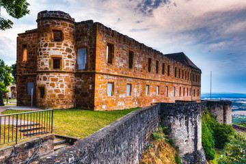 Giechburg Castle Ruin in Bavaria, Germany, high dynamic range image