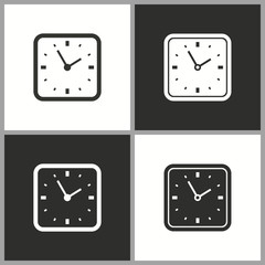 Poster - Vector deadline time icon. Pictogram for graphic and web design.