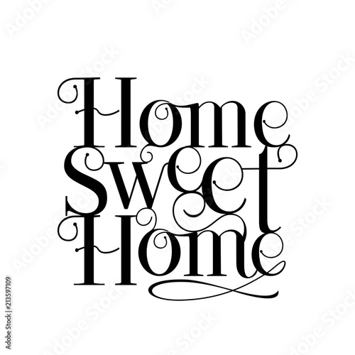 handwritten-word-home-sweet-home-vector-illustration-buy-this-stock