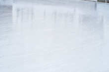 White Ice Rink Floor