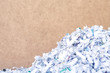 shredded paper security secret recycle background