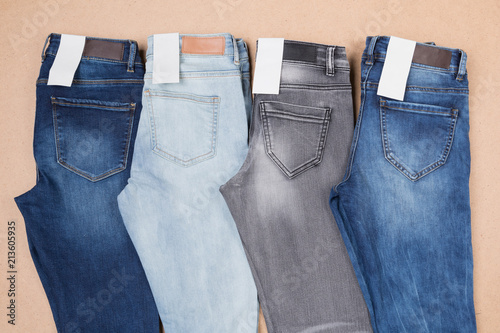 different denim colors
