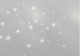 Wall Mural - white glowing light burst explosion on transparent background. vector illustration light effect deco