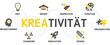 © Matthias Enter - Kreativität Vektor Grafik Icons Piktogramme