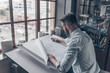 © AboutLife - Mature architect in the studio
