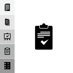 Sticker - Collection of 6 clipboard filled icons