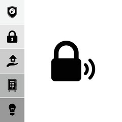 Poster - Collection of 6 safe filled icons