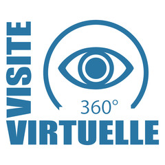 Canvas Print - Logo visite virtuelle.