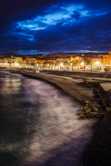 Wall Mural - City of Nice in France at Dusk