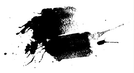 Wall Mural - Black ink splash