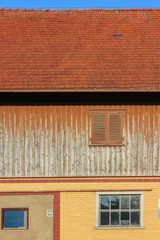 Wall Mural - stable building facade