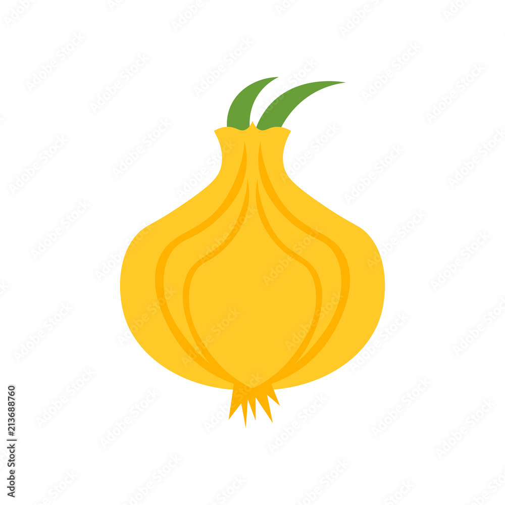 Onios Icon Onion icon vector sign and symbol isolated on white background, Onion ...