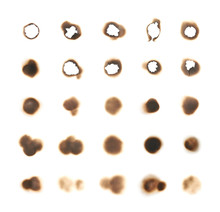 Paper Burn Mark Stain Isolated