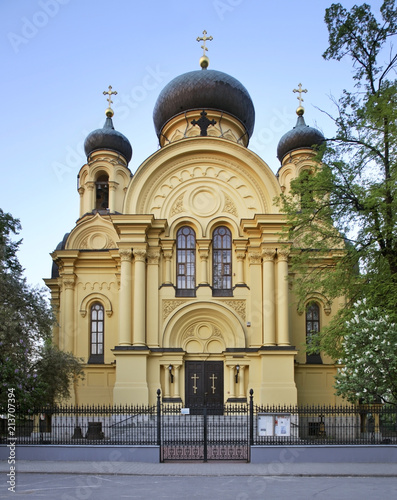 Plakat Katedra św. Marii Magdaleny w Warszawie. Polska