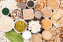Protein In Vegan Diet. Food Sources Of Vegan Protein