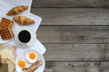 Wall Mural - Healthy breakfast on table