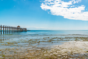 Wall Mural - Jetty of Zanzibar Island in Tanzania.