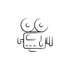 Aufkleber - camera outine logo style icon. element of photo icon for mobile concept and web apps. outline camera