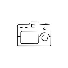 Aufkleber - camera outine logo style icon. element of photo icon for mobile concept and web apps. outline camera
