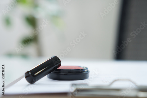 Photographie  ビジネスシーン　押印