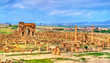 Timgad, ruins of a Roman-Berber city in Algeria.