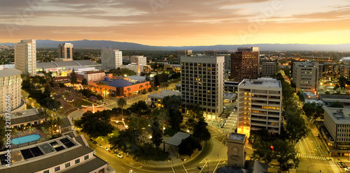 Obraz Dibond Panorama San Jose Kalifornia Śródmieście
