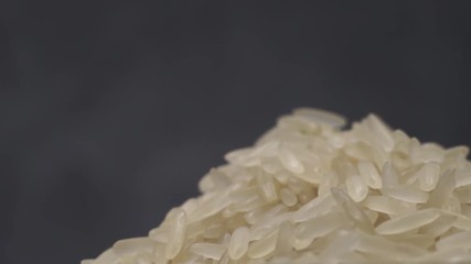 Poster - rice rotation 360 degrees, macro view
