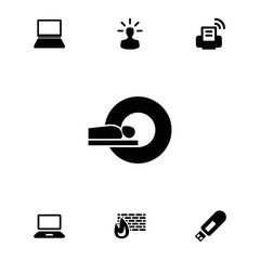 Poster - Collection of 7 computer filled icons