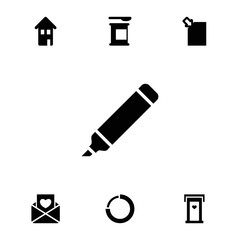 Poster - Collection of 7 web filled icons
