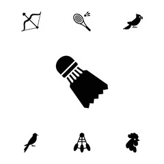 Aufkleber - Collection of 7 feather filled icons