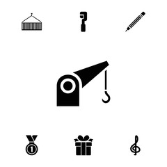 Poster - Collection of 7 pictograph filled icons