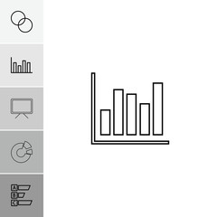 Poster - Collection of 6 diagram outline icons