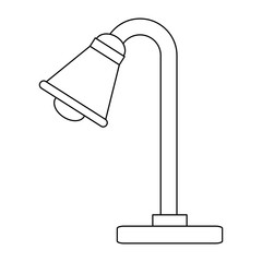 Wall Mural - desk lamp isolated icon