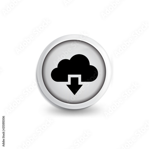 Fotografia Download icon vector. vector icon template