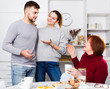 © JackF - Happy girl introducing boyfriend to mother