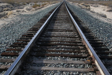 Wall Mural - Railroad Tracks