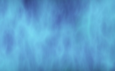 Background of abstract blue color smoke. The wall of blue fog. 3D illustration