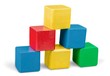 Pyramid of Colorful Blocks