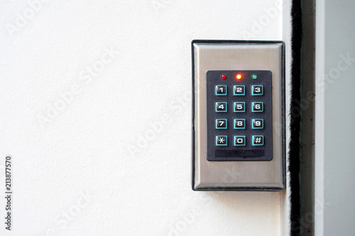 Secure Password On Keyboard For Opening Home House Door Password