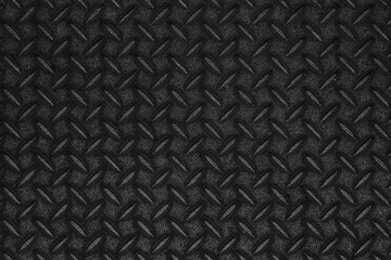 Wall Mural - Black diamond plate pattern and seamless background