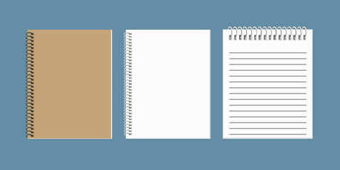 Poster - note book pater and notepad