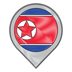 Sticker - North korea design