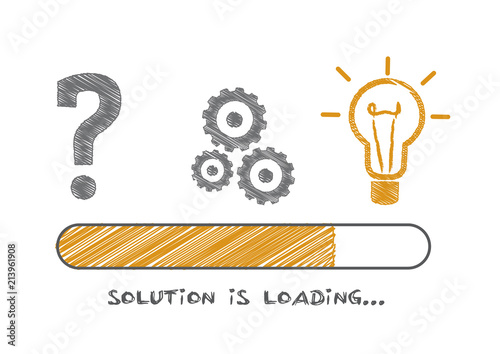 Fotomural Problemlösung - solution is loading