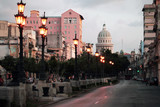 Fototapeta Most - Veduta del Capitolio dal paseo del Prado della città dell'Avana Cuba