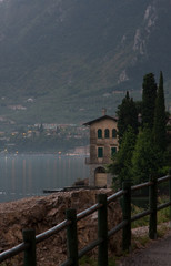 Wall Mural - house by the lake